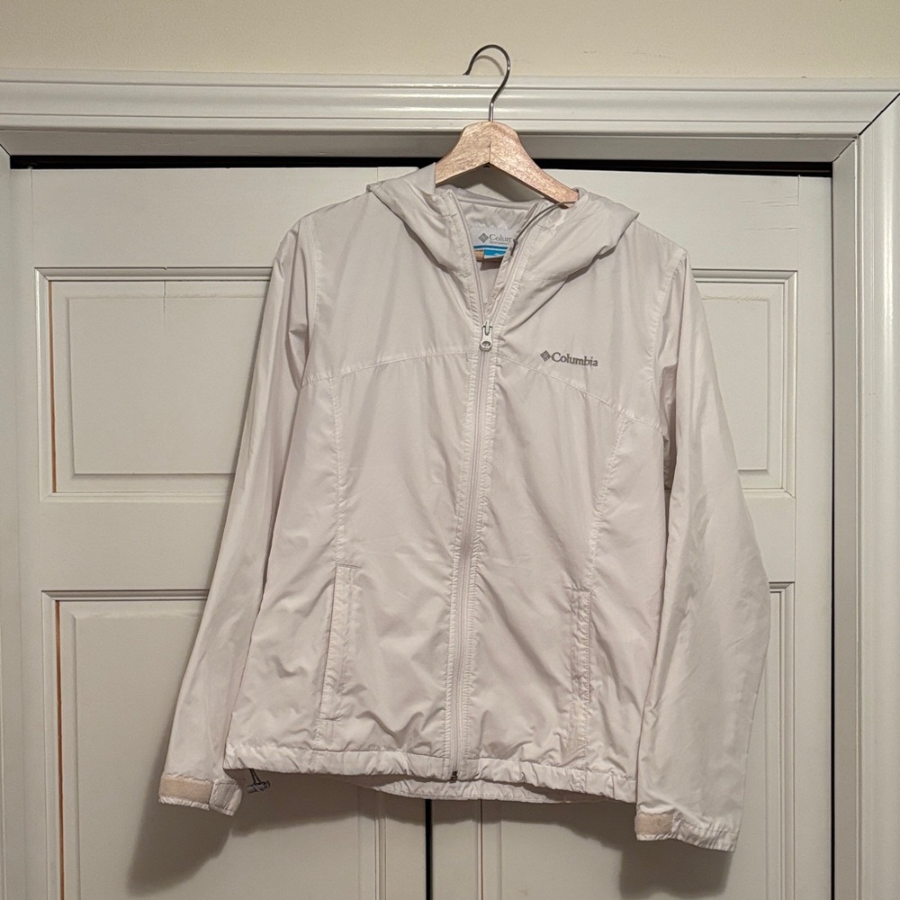 Columbia Off-White Hooded Jacket